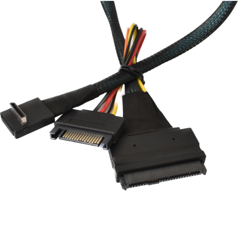 OCuLink SFF-8611(ANG) to SFF-8639 cable